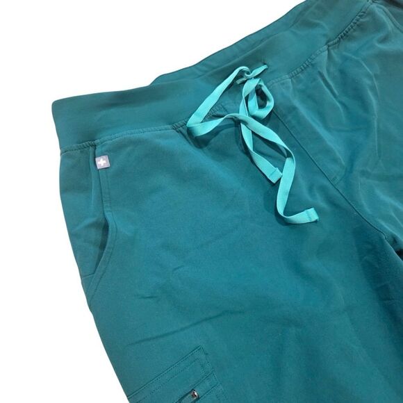 Figs Green Zamora Jogger Scrub Pants - Picture 4 of 12